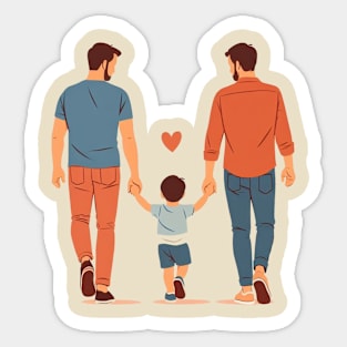 Gay couple Sticker